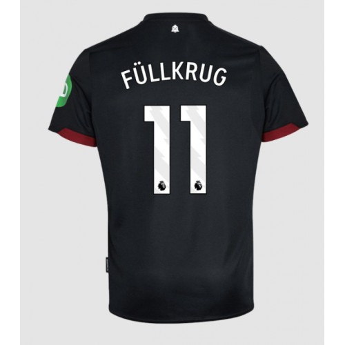 Dres West Ham United Niclas Fullkrug #11 Gostujuci 2024-25 Kratak Rukav